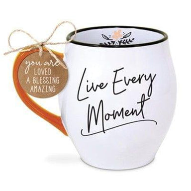 Live Every Moment Mug (Mark 9:23) - Pura Vida Books