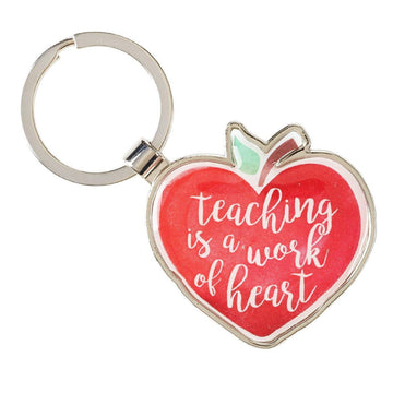 Llavero - Teaching is a Work of Heart - Pura Vida Books