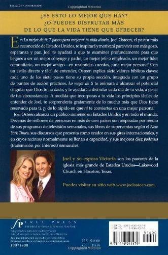 Lo mejor ti - Joel Osteen - Pura Vida Books