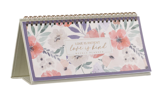 Love is Kind Agenda semanal amapola coral sin fecha