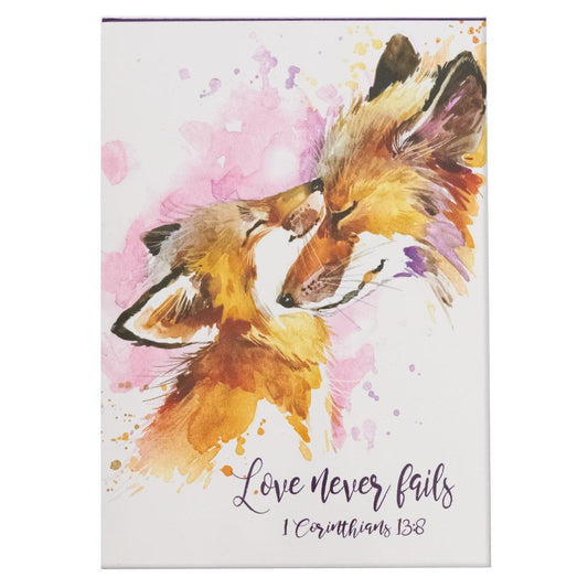 Love Never Fails -notebook - Pura Vida Books