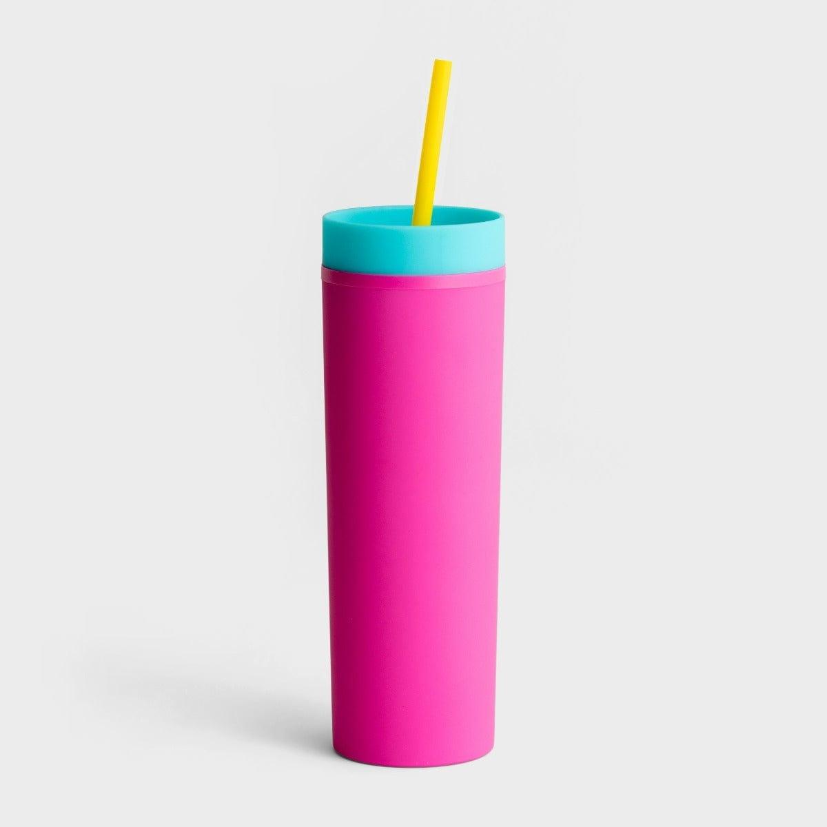 Maghon Taylor - Brighten the Corner Where You Are - Straw Tumbler - Pura Vida Books