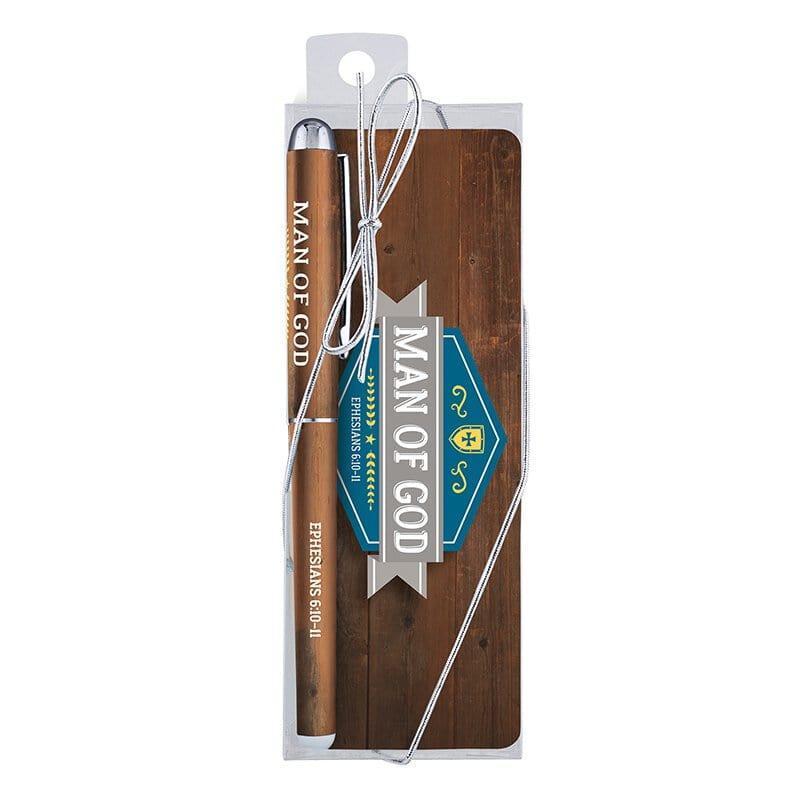 Man of God Gift Pen with Bookmark - Pura Vida Books