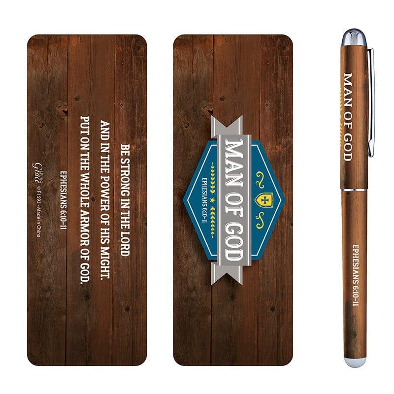 Man of God Gift Pen with Bookmark - Pura Vida Books