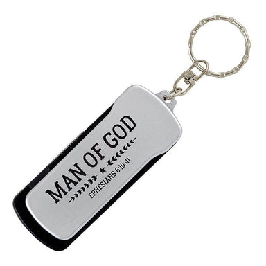 Man of God LED Multi-Tool Key Chain - Pura Vida Books