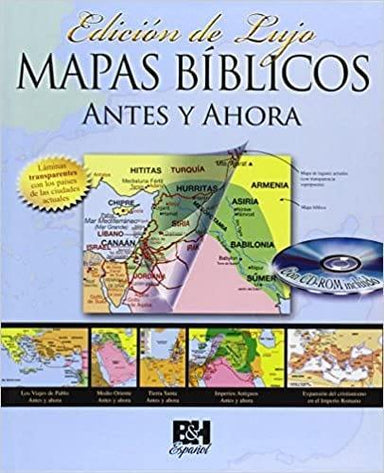 Mapas Bíblicos Antes y Ahora: Edición de Lujo - Pura Vida Books