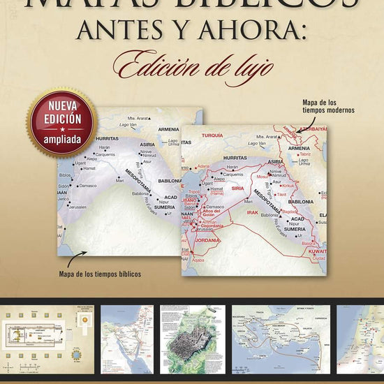 Mapas bíblicos antes y ahora - Pura Vida Books