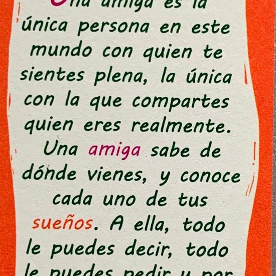 Marcador-Una amiga es la hermana que tu eliges - Pura Vida Books