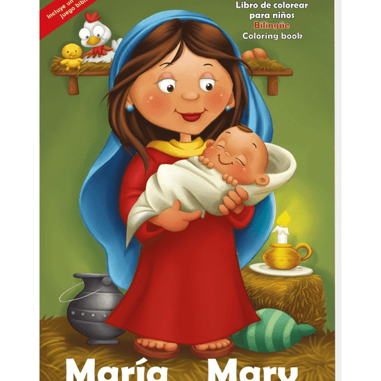 Maria- Libro de Colorear Gigante - Pura Vida Books
