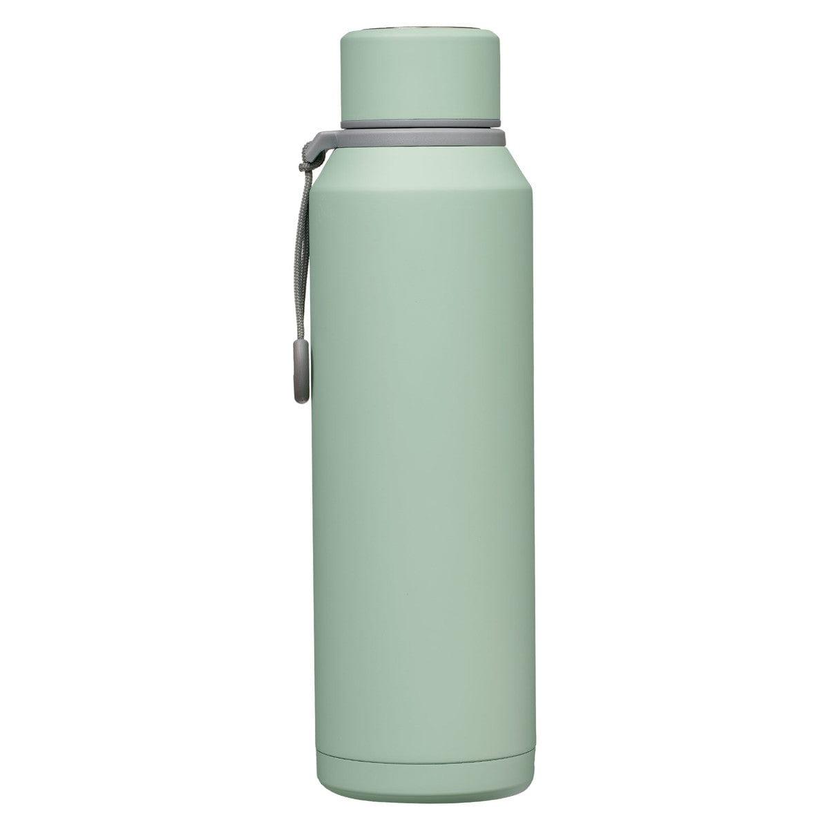 Mercy Hazy Teal Stainless Steel Water Bottle - Pura Vida Books