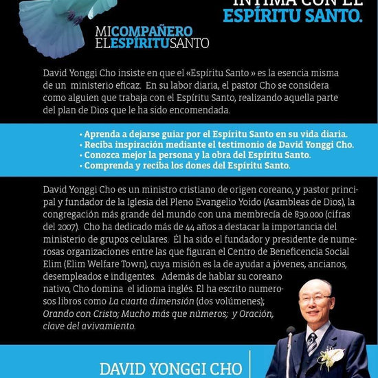 Mi compañero el Espíritu Santo - David Yonggi Cho - Pura Vida Books