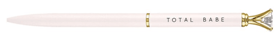 Mini Gem Pen - Blush/White - Pura Vida Books