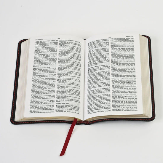 Minister's Pocket Bible: KJV Edition, Black Genuine Leather - Pura Vida Books