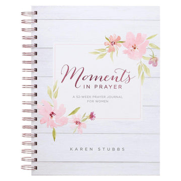 Moments in Prayer Wirebound Prompted Prayer Journal - Pura Vida Books