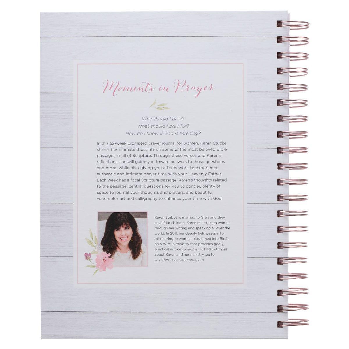 Moments in Prayer Wirebound Prompted Prayer Journal - Pura Vida Books