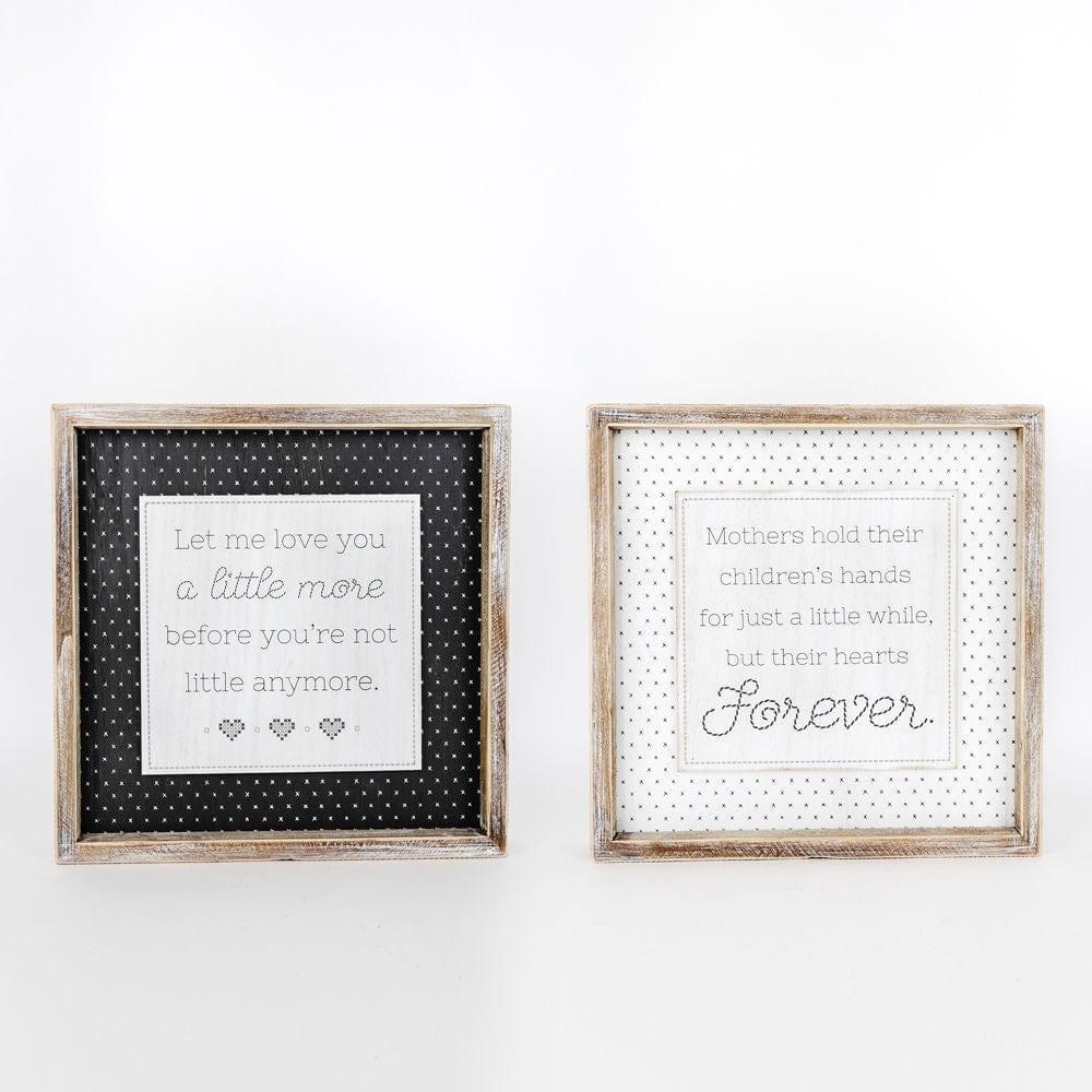 Mothers/Forever - Wood Double Sided - Pura Vida Books