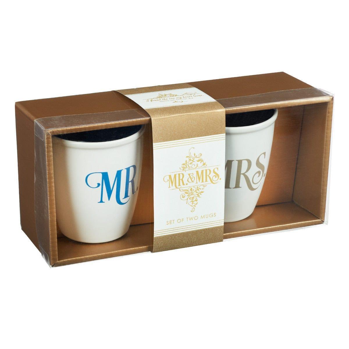 Mr and Mrs Collection Two Piece Coffee Mug Set - Pura Vida Books