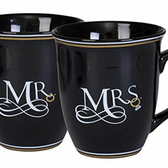 Mr and Mrs Ever After Ceramic Mug 16Oz Set - Pura Vida Books