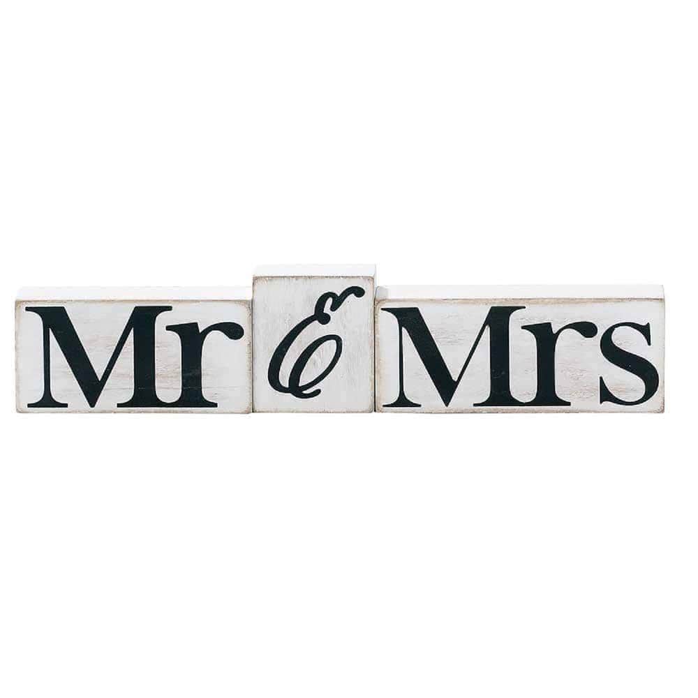 Mr. & Mrs. Wedding Anniversary Blocks - Pura Vida Books