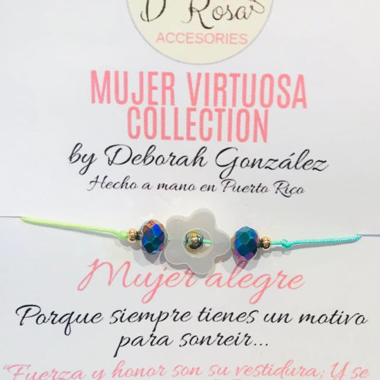 Mujer alegre (pulsera) - Pura Vida Books