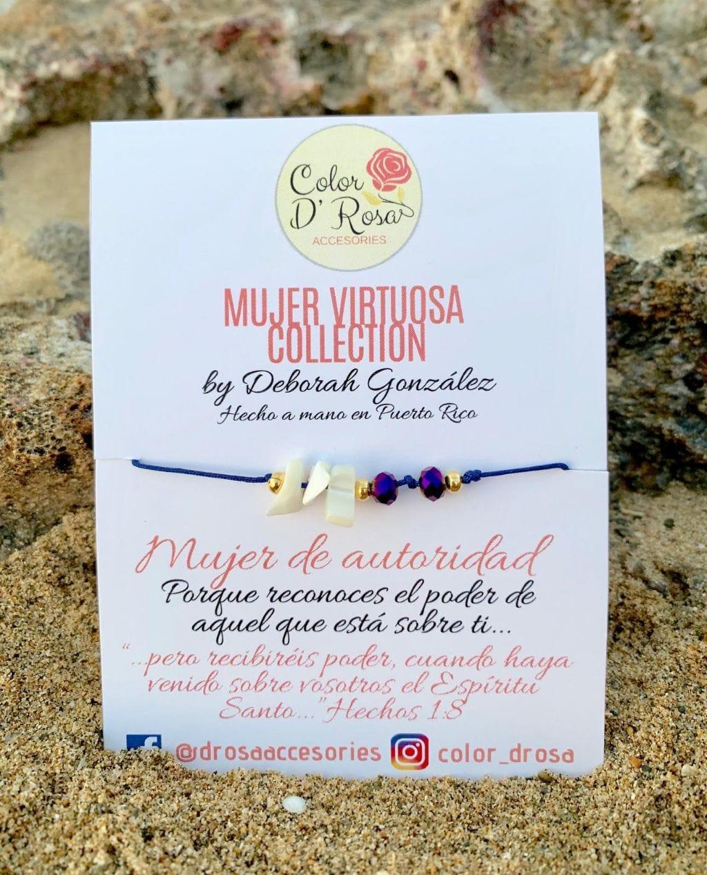 Mujer de autoridad (pulsera) - Pura Vida Books