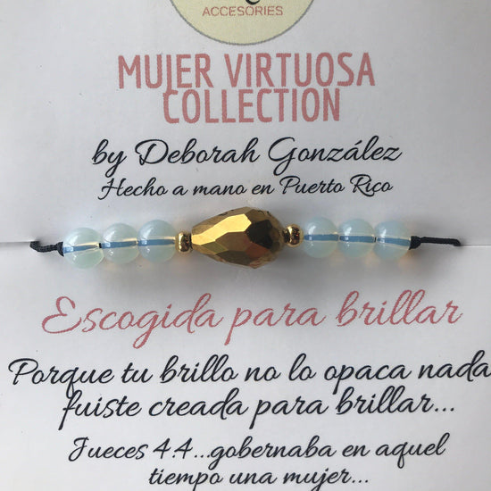 Mujer escogida para brillar (pulsera) - Pura Vida Books