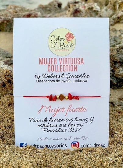 Mujer fuerte (pulsera) - Pura Vida Books