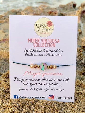 Mujer guerrera (pulsera) - Pura Vida Books