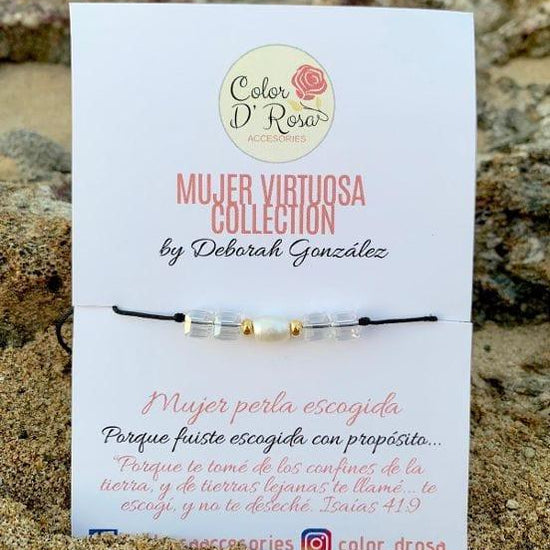 Mujer perla escogida (pulsera) - Pura Vida Books