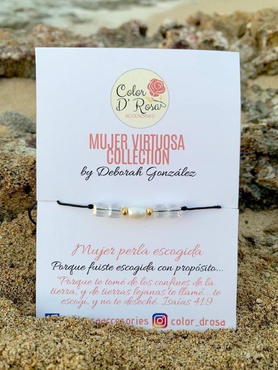 Mujer perla escogida (pulsera) - Pura Vida Books