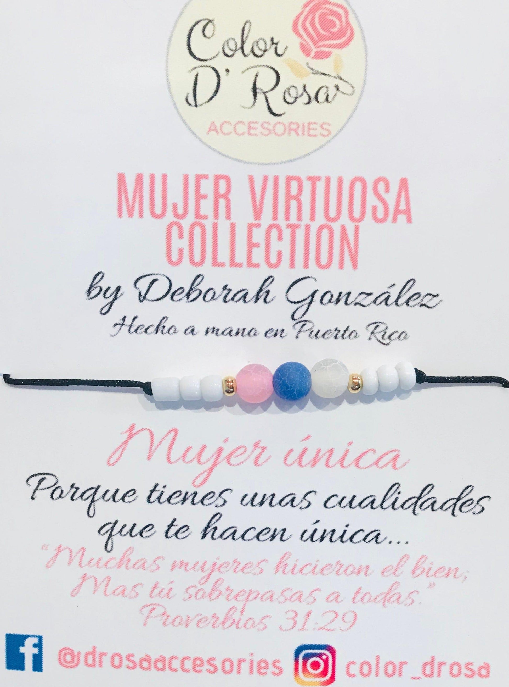 Mujer única (pulsera) - Pura Vida Books