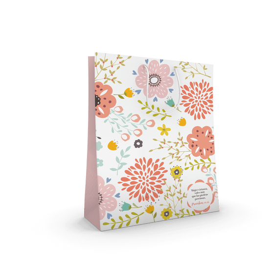 Mujer Virtuosa - Bolsa de Regalo Grande - Pura Vida Books