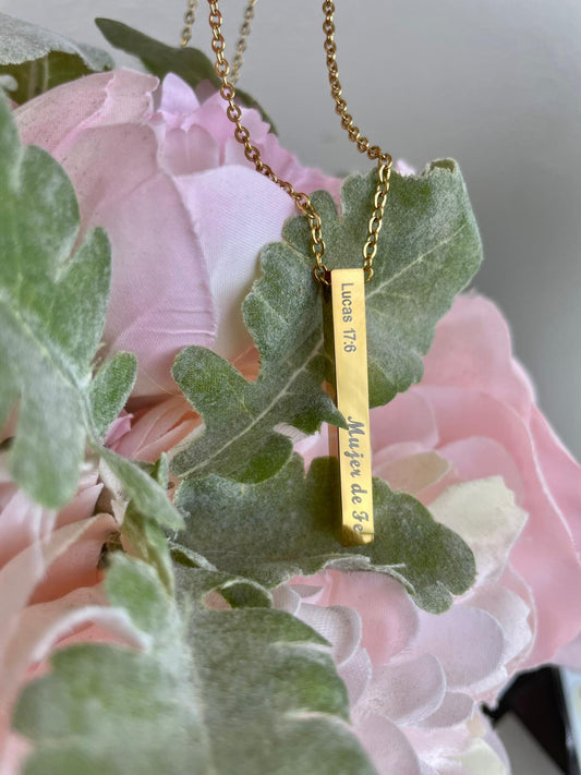 Cadena Mujer de Fe | Dorado