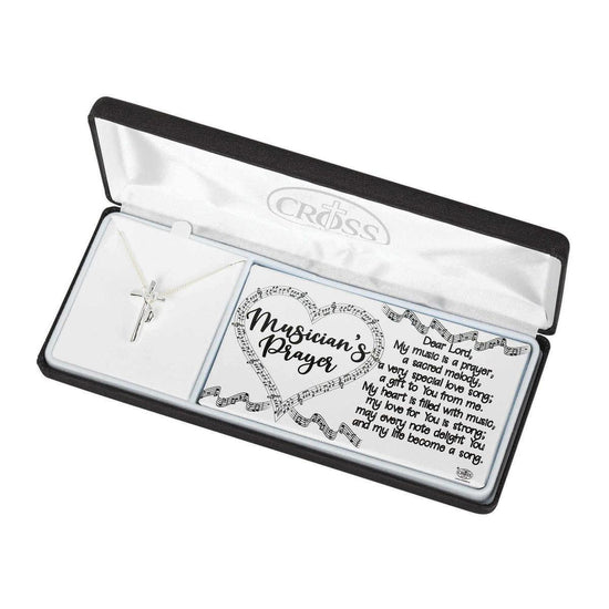 Musician's Prayer Cross Necklace - Pura Vida Books