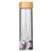 My Grace is Sufficient Glass Water Bottle with Bamboo Lid and Sleeve - 2 Corinthians 12:9 - Pura Vida Books