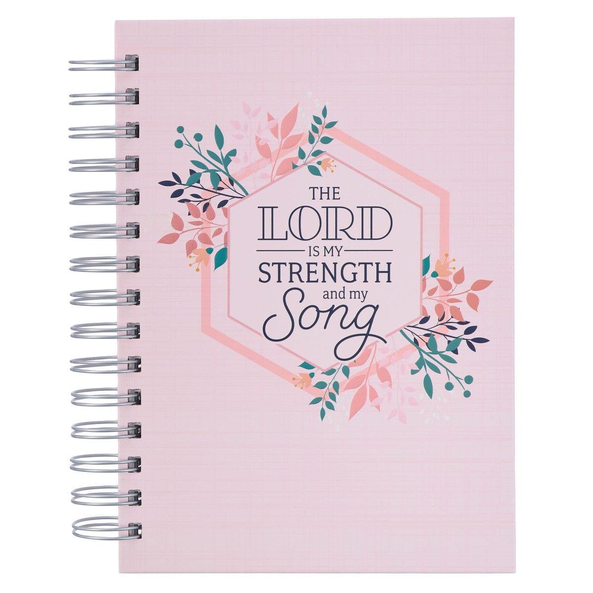 My Strength and My Song Wirebound Journal - Pura Vida Books