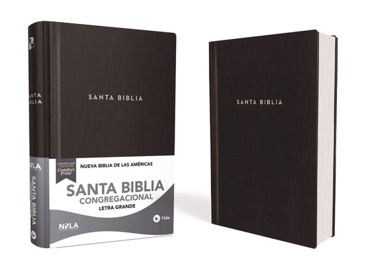 NBLA Biblia Congregacional, Tapa Dura, Negro - Pura Vida Books