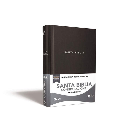 NBLA Biblia Congregacional, Tapa Dura, Negro - Pura Vida Books