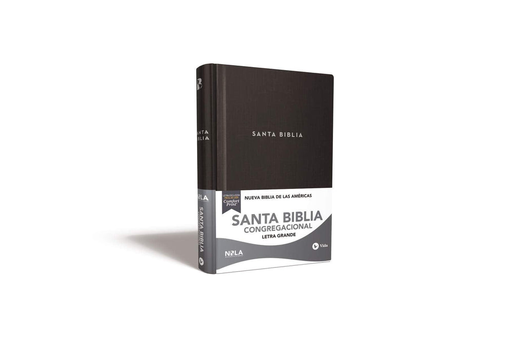 NBLA Biblia Congregacional, Tapa Dura, Negro - Pura Vida Books