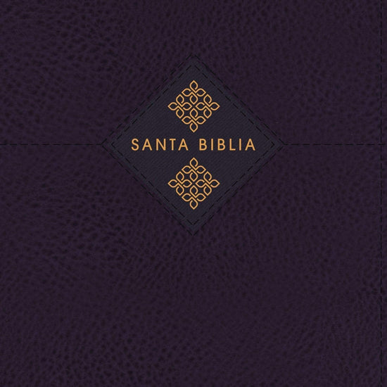 NBLA Biblia de Estudio Gracia y Verdad, Leathesoft, Azul Marino, Interior a dos colores/ind - Pura Vida Books