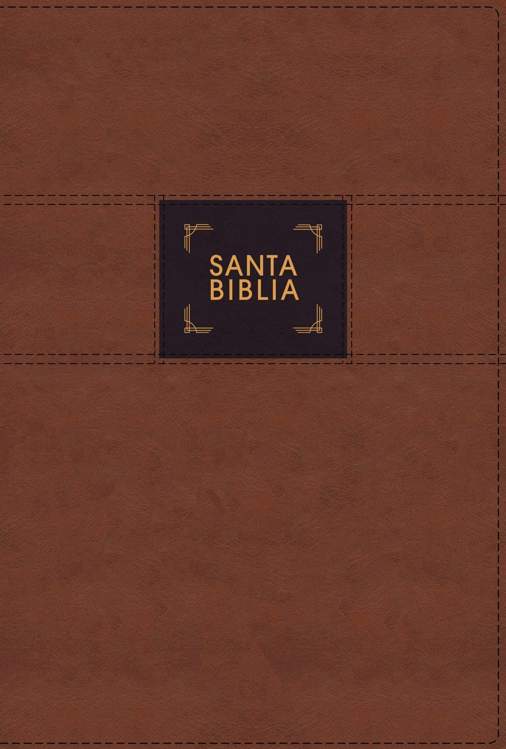 NBLA Biblia de Estudio Gracia y Verdad, Leathesoft, Café, Interior a dos colores/indice - Pura Vida Books