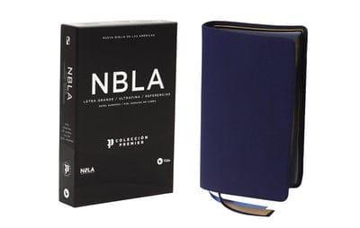 NBLA Biblia Ultrafina, Letra Grande, Colección Premier, Azul Marino - Edición Limitada - Pura Vida Books