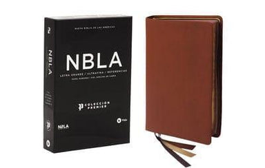NBLA Biblia Ultrafina, Letra Grande, Colección Premier, Caramelo - Edición Limitada - Pura Vida Books