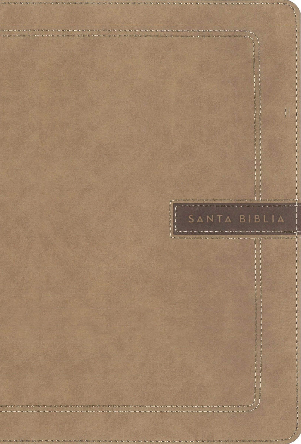 NBLA Santa Biblia, Letra Supergigante, Leathersoft, Beige, Edición Letra Roja - Pura Vida Books