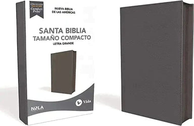 NBLA Santa Biblia Ultrafina Tamaño Compacto Azul con Cierre Edición Letra Roja - Pura Vida Books