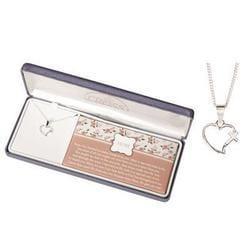 NECKLACE MOM, GOD GAVE ME HRT/CROSS SIL PLT 18 - Pura Vida Books