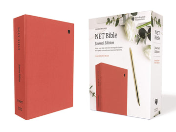 NET Bible, Journal Edition, Cloth over Board, Coral, Comfort Print: Holy Bible (Inglés) Tapa dura - Pura Vida Books