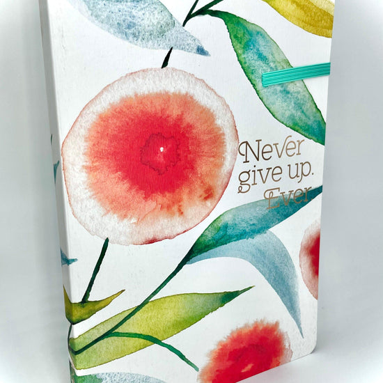 Never Give Up Orange (Heartfelt) - Journal - Pura Vida Books