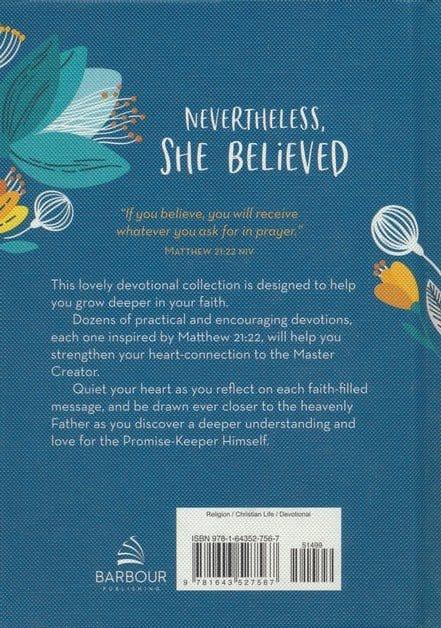 Nevertheless, She Believed: Inspiring Devotions and Prayers for a Woman's Heart - Pura Vida Books