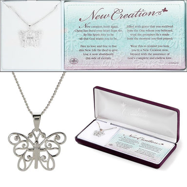 NEW CREATION BUTTERFLY NECKLACE - Pura Vida Books